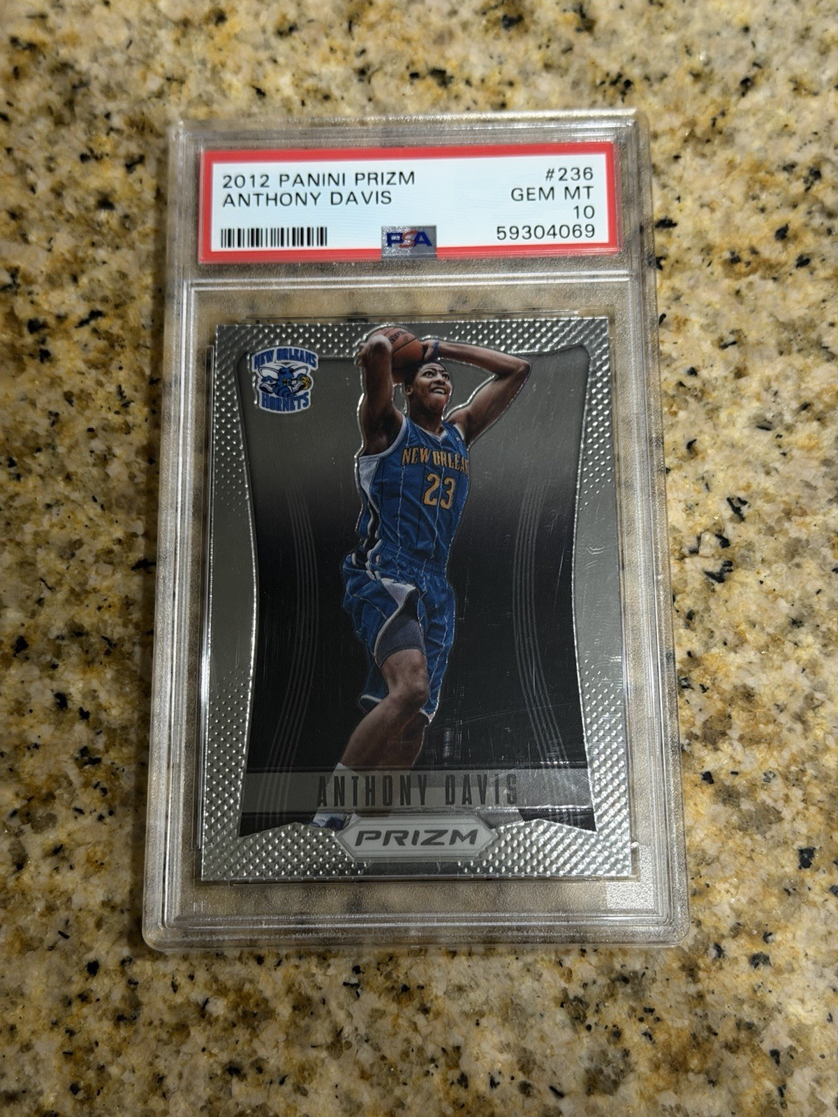 2012-13 Panini Prizm Anthony Davis #236 (RC) PSA 10