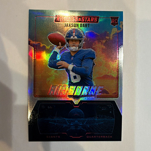 Panini Rookies & Stars 2025 Jaxson Dart New York Giants Airborne Prizm RC #30