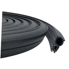 Car Door Seal Strip with Top Bulb, Fit 1/16" Rubber Fits 1/16 Inch Edge(10Feet)