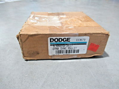 Dodge 113673 Taper Lock Timing Belt Pully 30mm W, 500'' Pitch, TL32H150-2517 NEW