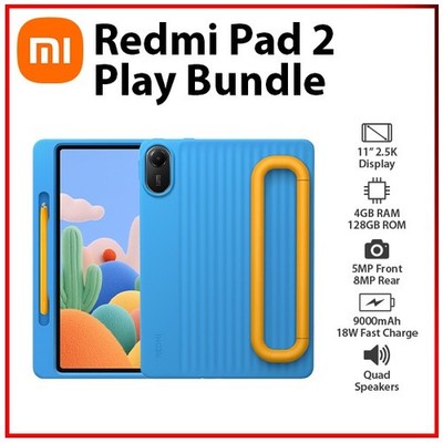(Wi-Fi) Xiaomi Redmi Pad 2 Play 4GB+128GB GREY Octa Core Android PC Tablet NEW