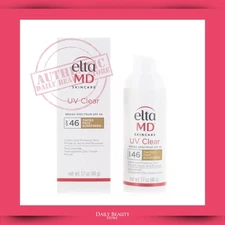 Elta MD UV Clear Broad Spectrum SPF 46 Facial Suncreen 1.7oz TINTED EXP 11/2027