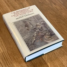 THE ROMANCE OF KING ARTHUR by Mallory Illustrated by Arthur Rackham HC DJ 1977