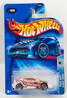 Hot Wheels Hyundai Tiburon white Track Aces