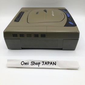 Sega Saturn SS Home Console HST-3210 Grey Tested working NTSC-J w/ Ctrlr+Cables