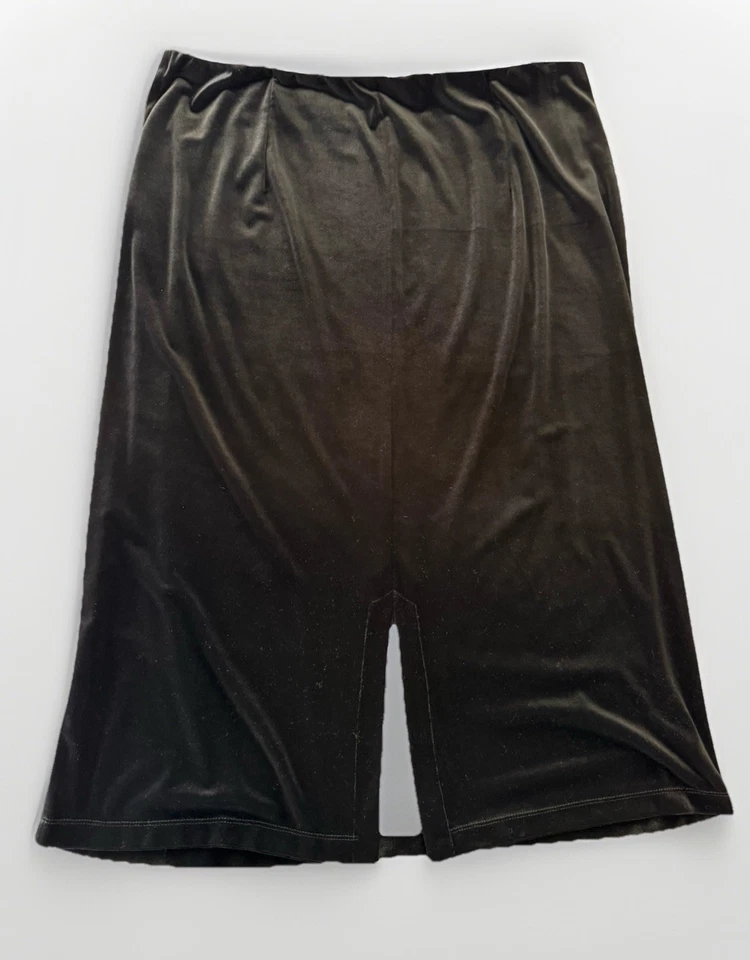 Picadilly Fashions Black Velvet Skirt Size 3X - Image 4 of 4
