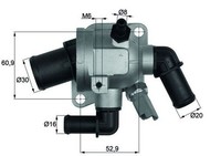 Mahle TI17388 Thermostat, KüHlmittel