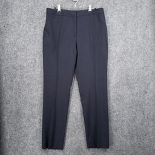 Brooks Brothers 346 Dress Pants Womens 12P Petite Blue Caroline Fit Striped Wool