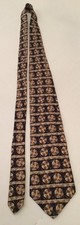 Roundtree And Yorke Designer Mens Tie 100 Silk Hand Sewn In USA Classic