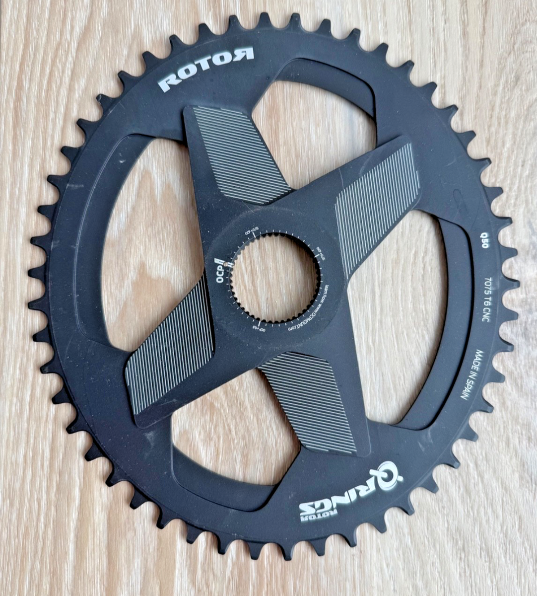 Rotor Bike 1X Oval DirectMount 50T Q-Ring Chainring - Black - 11