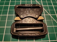 AustriAlpin 1.75" 45mm Cobra Buckle Black Pro Style XL Clips