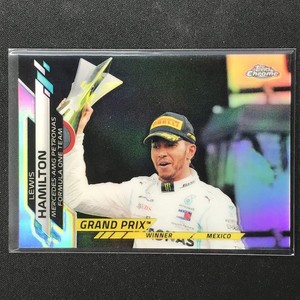 2020 Topps Chrome LEWIS HAMILTON Grand Prix Winners Refractor #150