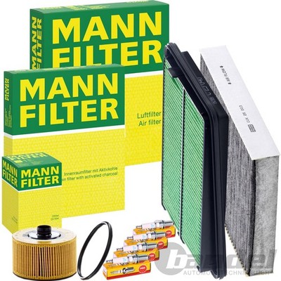 MANN-FILTER INSPEKTIONSPAKET passend für RENAULT KADJAR HA NISSAN QASHQAI 2 J11