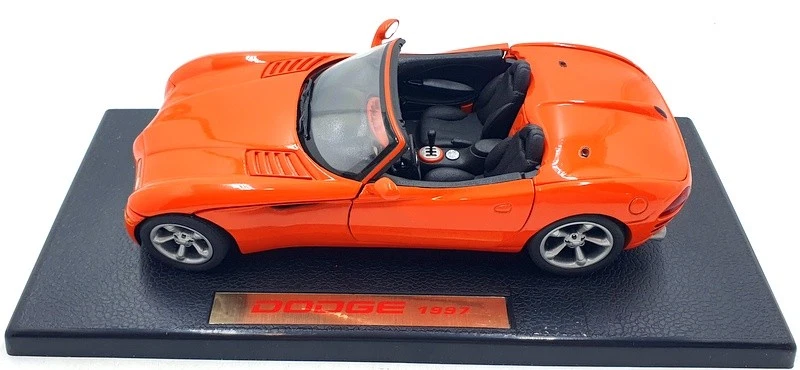 Anson 1/18 Scale Diecast 30333 - 1997 Dodge Concept Car - Orange - Image 3 of 4