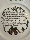 Belleek Collector Plate Marriage Blessing Wedding Ireland 8.5" Blue Mark Sticker — photo 2