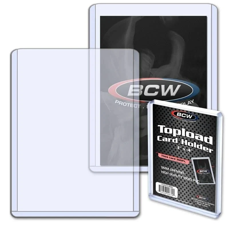 BCW Top Loaders Holders🍯3 X 4 Trading Cards Pro Premium Sleeves Deck Protectors - Image 4 of 4