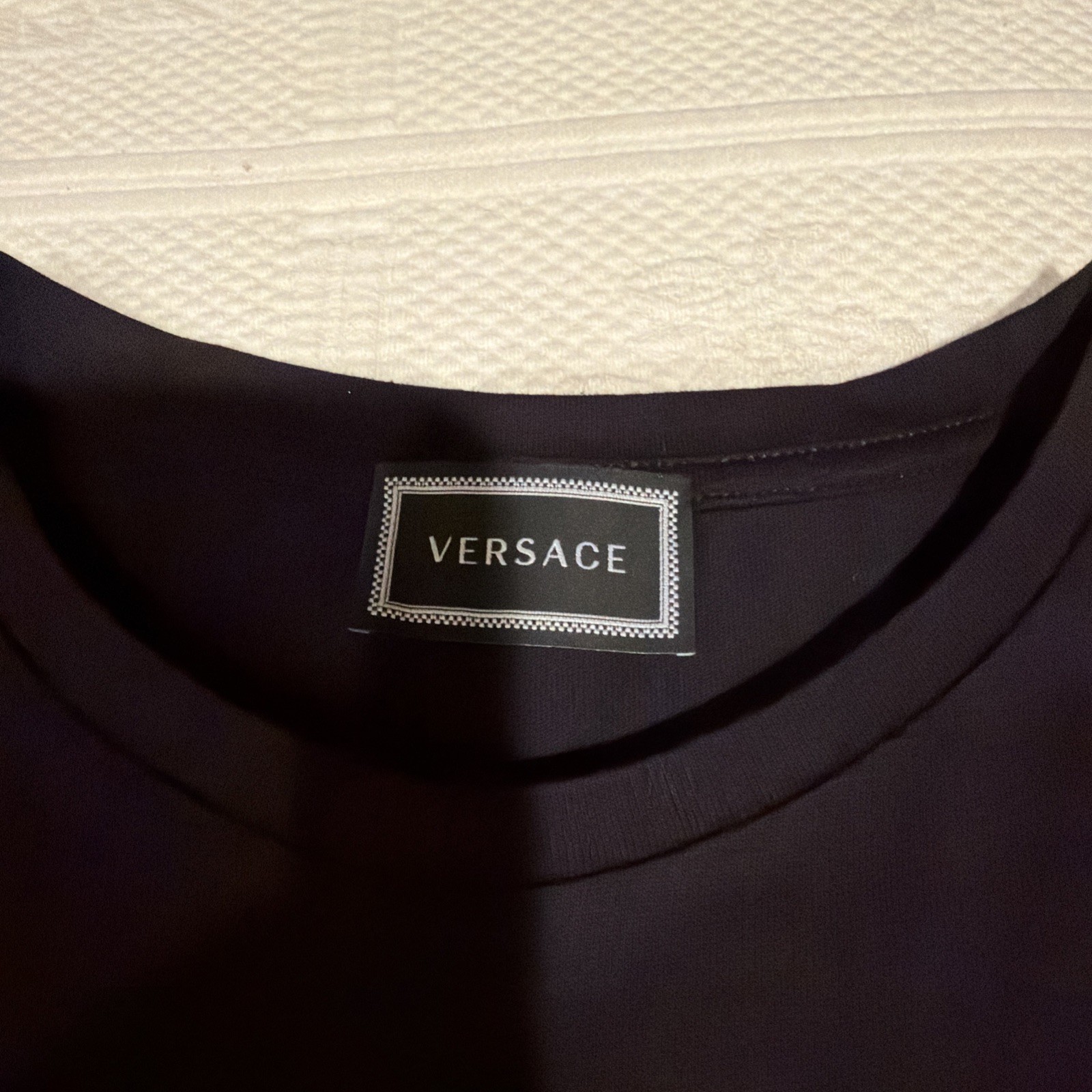 Versace Black With Hot Pink Letters S/m thumbnail 2