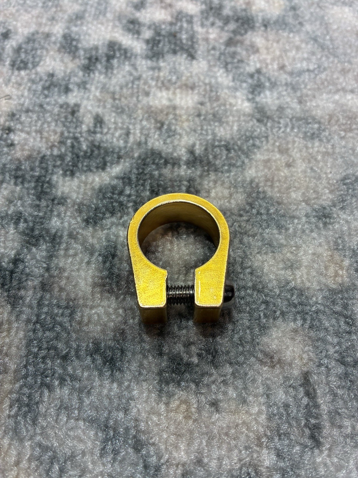 Hard Luck Old School Style BMX Post Clamp 25.4mm Gold