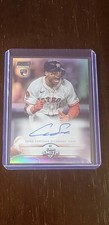 2025 Topps Stadium Club Cam Smith RC #SCCA-CSN Chrome Rookie Auto Houston Astros