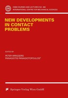 New Developments In Contact Problems Peter Wriggers (U. A.) Taschenbuch Ix 1999
