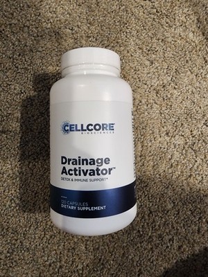 CellCore Biosciences Drainage Activator 120 Capsules New Exp 11/27