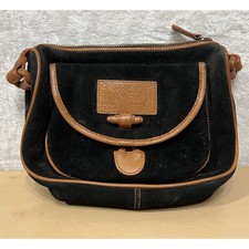 Liz Claiborne Genuine Leather Suede Crossbody Bag