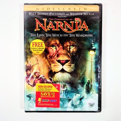 Narnia: Lion, Witch, Wardrobe DVD 2005 Widescreen Bloopers Commentary New Sealed