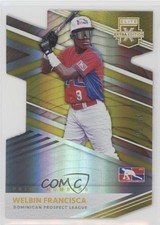 2020 Elite Extra Edition Prime Numbers Gold Die-Cut 5/10 Welbin Francisca 1u6