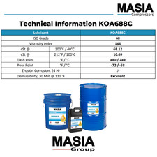 KOA688C-330 Masia Compressors Lubricant - 330 gal