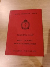 Brawdy, Pembrokeshire Training Camp 1972 Royal Observer Corps