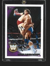 461  MAGNIFICENT DON MURACO  signed Wrestling Card w/COA   FREE SHIPPING !