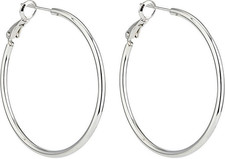 Lightweight Surgical Stainless Steel Hoop Earring for Women, Silver Hoop Earring