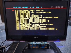 SEGA GENESIS CARTRIDGE MULTI CART 112 in 1 Retroad Retro Game PAL NTSC