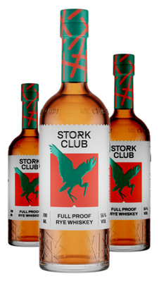 3 x Spreewood Distillers GmbH Stork Club Full Proof Rye Whiskey
