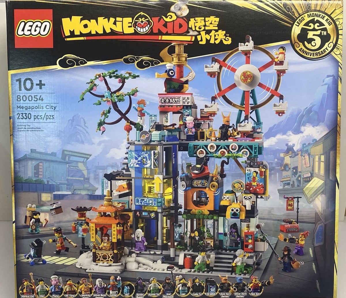 LEGO 80054 Monkie Kid Megapolis City 5th Anniversary City no box