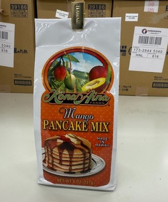 Kona Aina Farms MANGO Pancake mix 8oz. MADE IN HAWAII