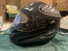 Nitro Racing Motorcycle Crash Helmet Used Small