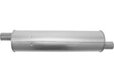 Ap Exhaust 3767 Enforcer Series Aluminized Steel Round Tail Muffler 2.5 Inout