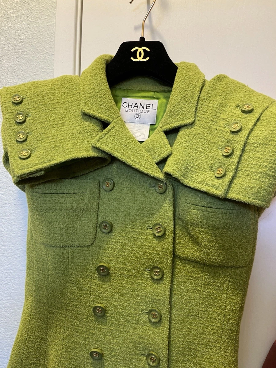 CHANEL Green Coats, Jackets & Vests for Women for sale - eBay