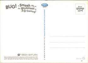 Bug Sega Saturn Video Game Character Chrome Continental Postcard A559