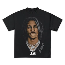 JA MORANT Vintage Boxy Tee Shirt oversized t-shirt streetwear y2k