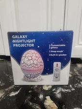 LED Dinosaur Egg Galaxy Projector Starry Sky Star Projection Light Bedside Lamp