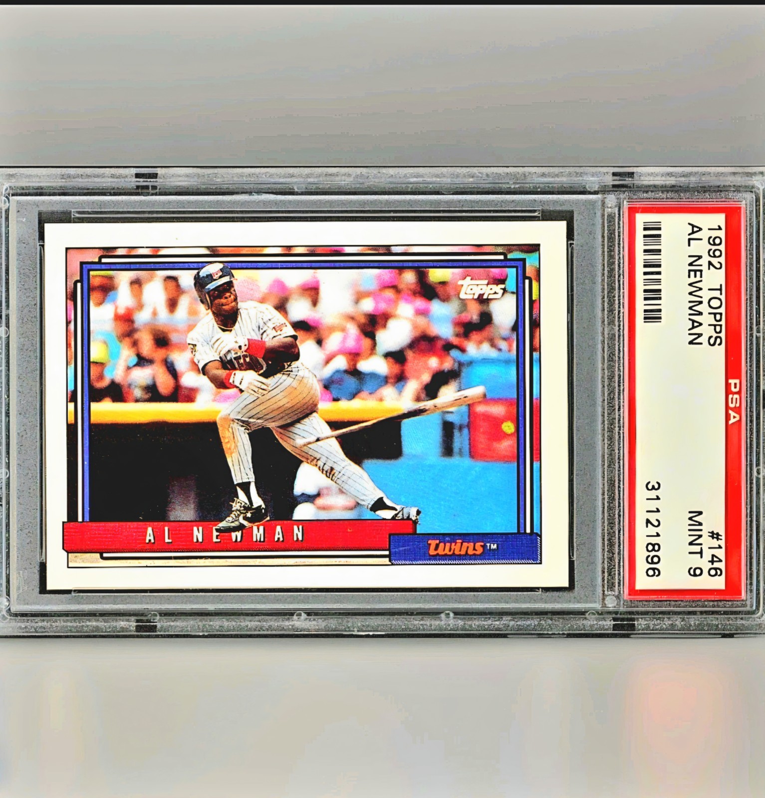 1992 Topps - Al Newman #146  PSA 9