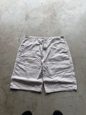Plugg Vintage 90s Y2K Mens Tan Chino Utility Shorts Size 34
