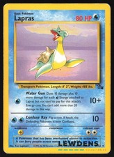 Lapras - 25/62 - Rare - WOTC Fossil Unlimited - Pokemon Card - HP