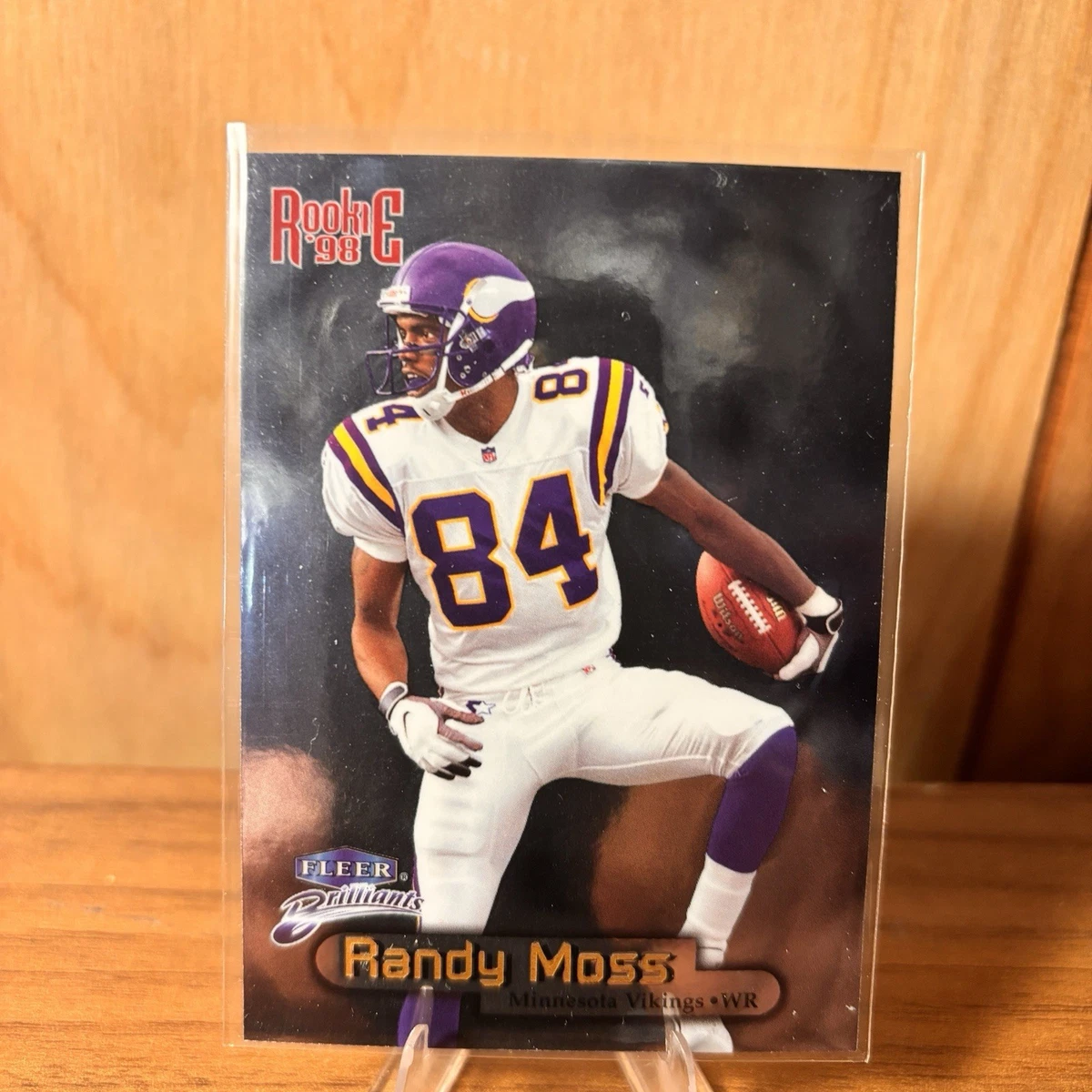 Fleer Randy Moss Rookie Football Sports Trading Cards