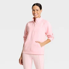 Women's Airy Sleek Legging Friendly Half Zip Sweatshirt - All In Motion