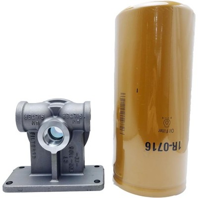 1R-0716 190-1106 244-4484 Oil Filter Assy with Head For CAT E330 E336 excavator