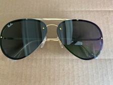 Classic Ray-Ban RB3584W Blaze Aviator Sunglasses Gold Never Worn