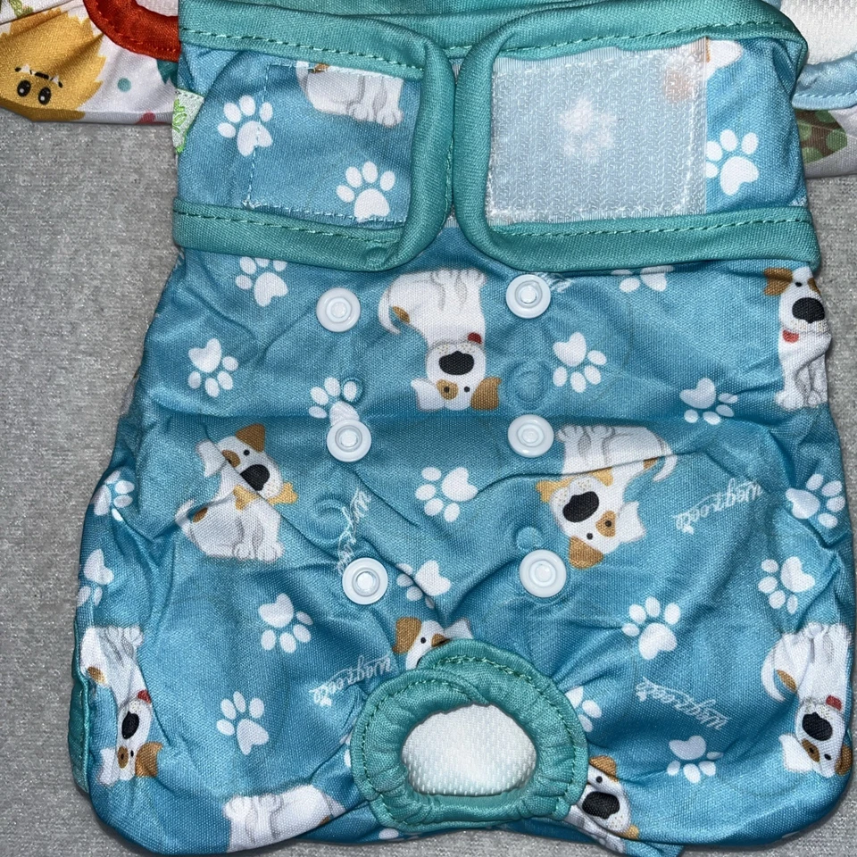 Wegreeco Washable Reusable Premium Dog Diapers, Set Of 3 Size Medium - Image 2 of 4